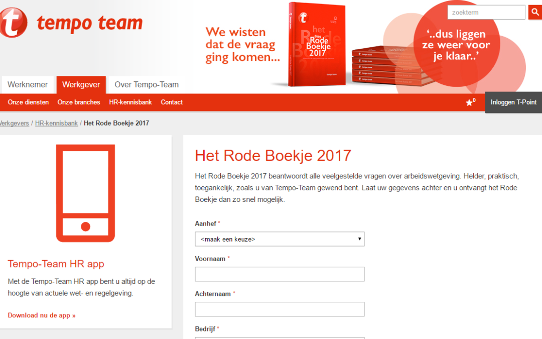 Het rode boekje 2017